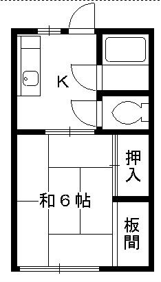 猪俣ハイツ 間取り