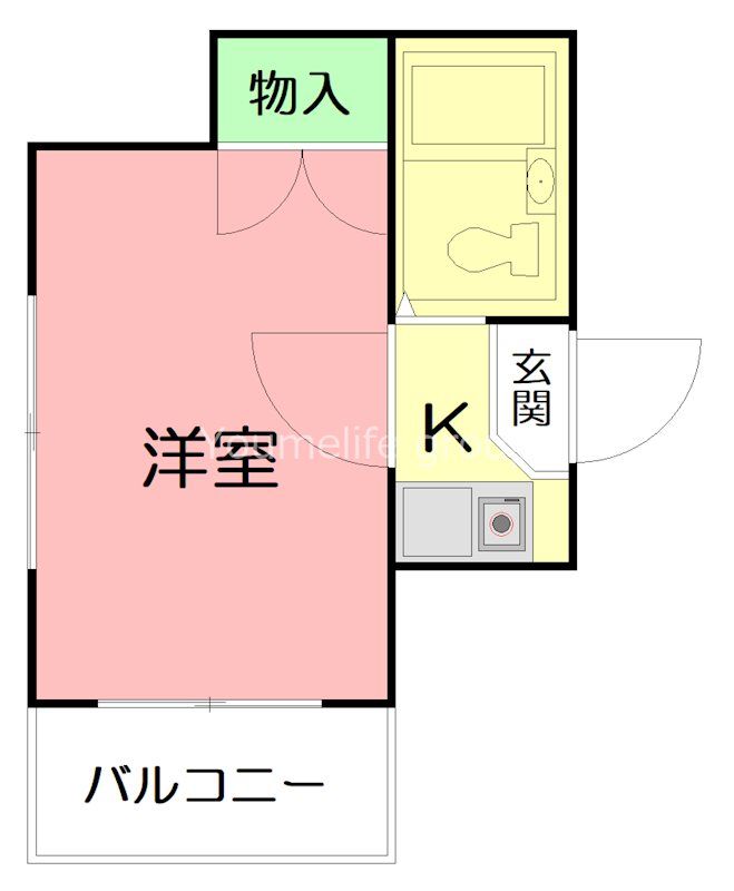 egao本厚木（エガオホンアツギ） 101号室 間取り