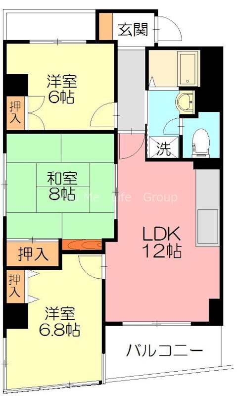 アルテール湘南 901号室 間取り