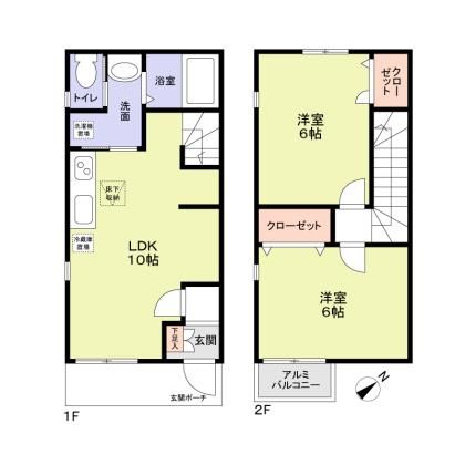 フォレストサンカン 101号室 間取り