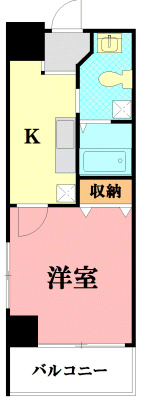 パサージャ  1004号室 間取り