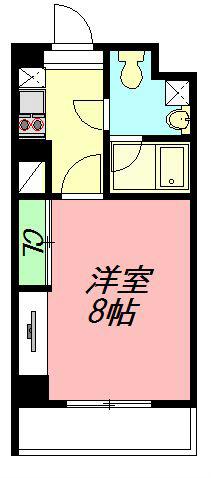 Ａｃｃｅｓｓ湘南平塚 407号室 間取り