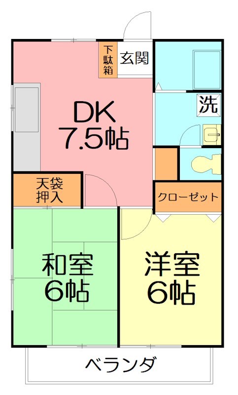 ヴィラ元町 間取り