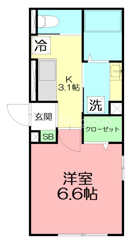 チェリーハイムV 305号室 間取り