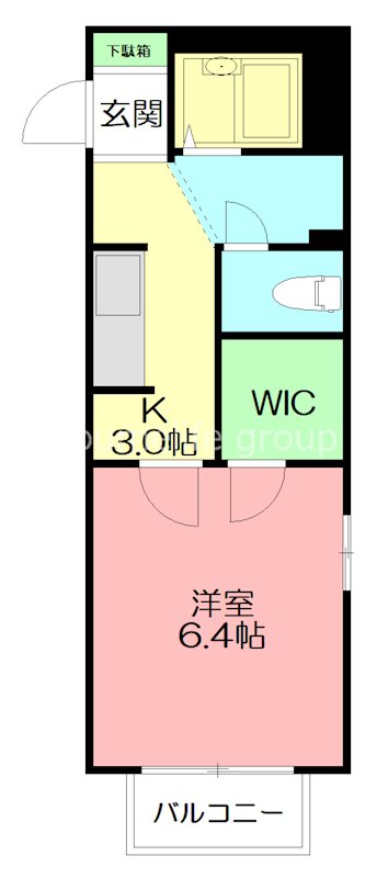 テルスB 201号室 間取り