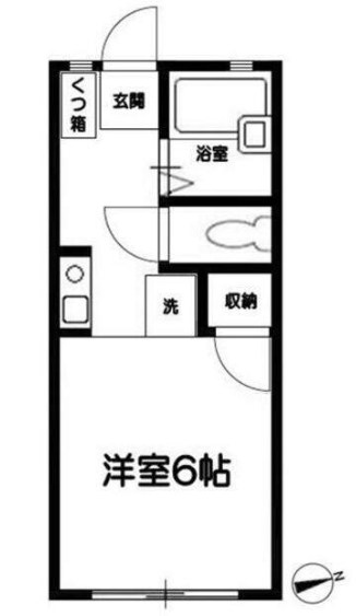 プレアデス酒匂 103号室 間取り