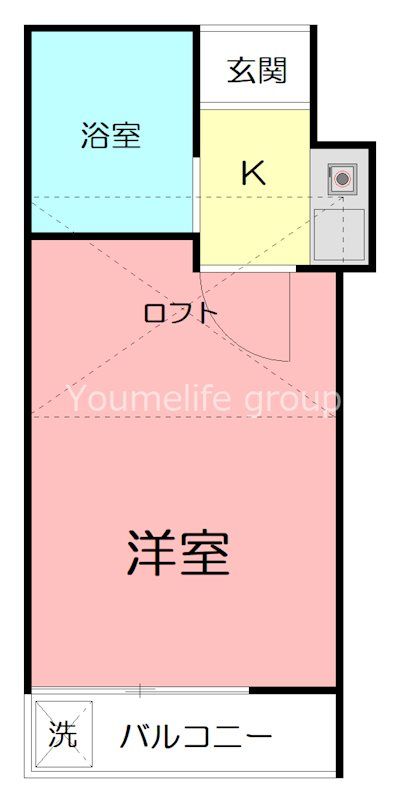 ナビオパラシオ茅ヶ崎 105号室 間取り