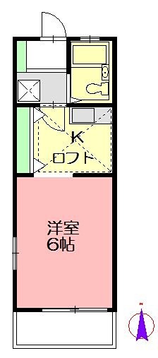 アーバンライフ弥勒寺 205号室 間取り
