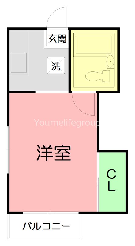 湘南スカイハイム 207号室 間取り