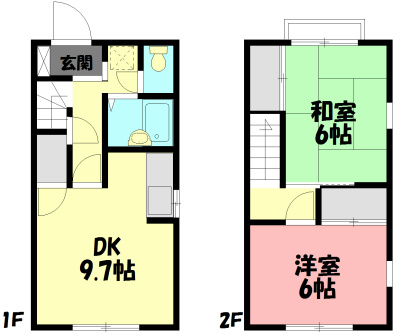 スター 102号室 間取り