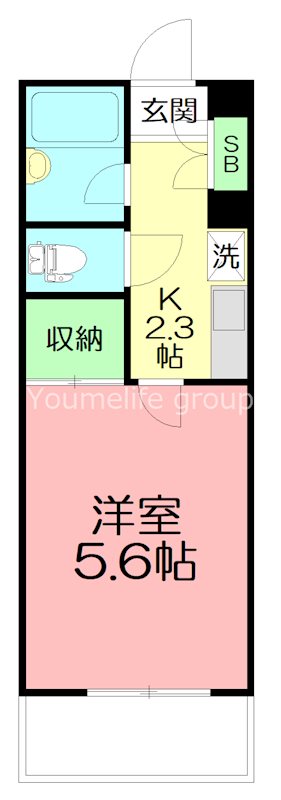 ジュネパレス藤沢第一 201号室 間取り