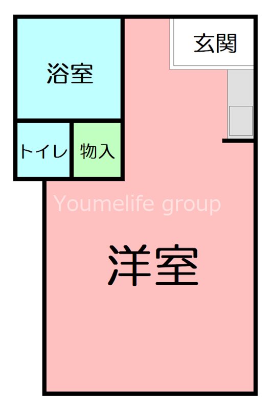 ミライエ松枝 301号室 間取り