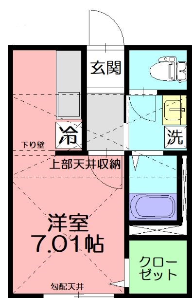 ストラーダ湘南 201号室 間取り