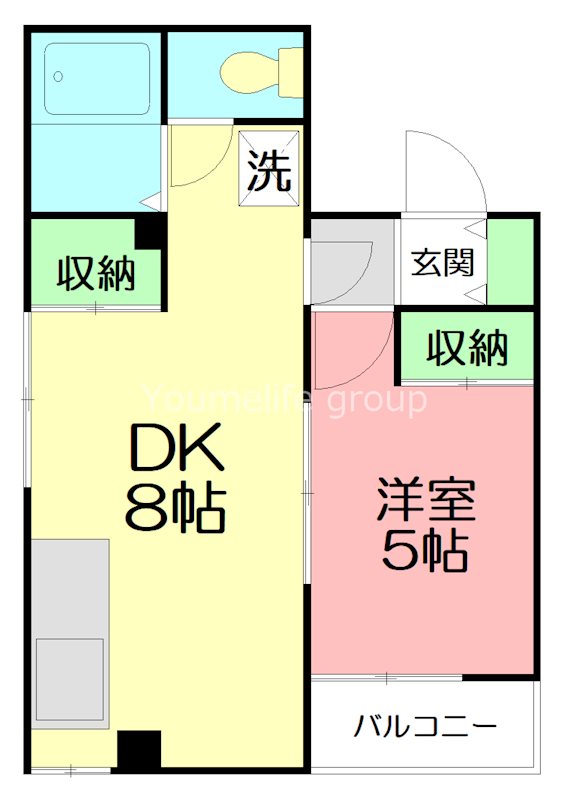 第2木戸ビル 205号室 間取り