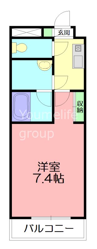 アルテミス 201号室 間取り