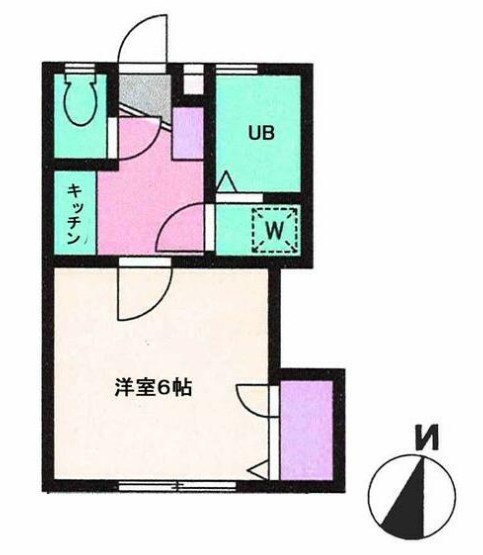 プリモカーサ 102号室 間取り