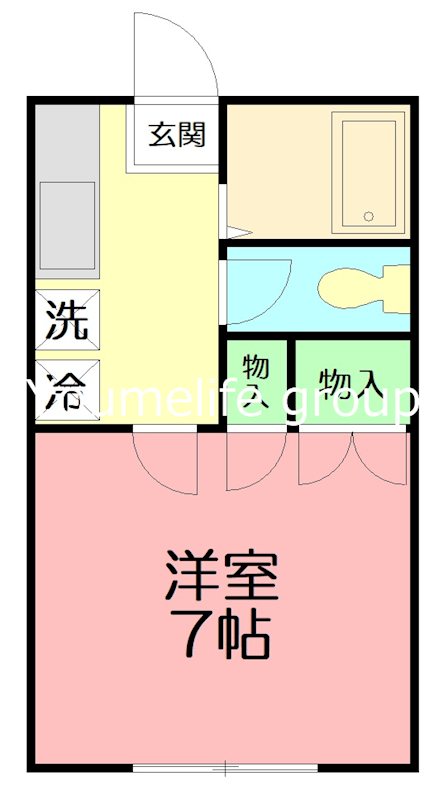 羽黒コーポ 103号室 間取り