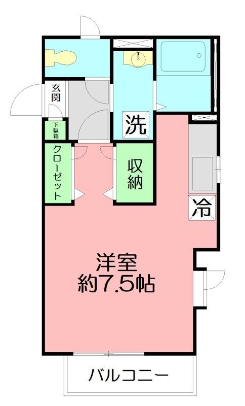 スコイアットリーノ 201号室 間取り