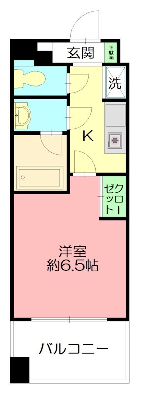 パティオ湘南 903号室 間取り