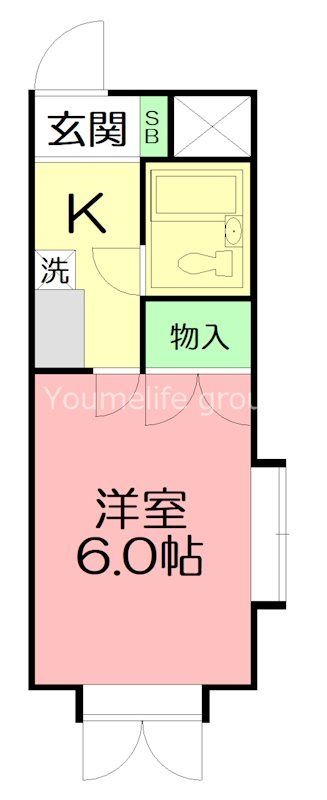 ジュネパレス平塚第18 204号室 間取り