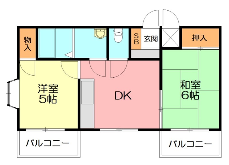 相湘11栄町ビル 303号室 間取り