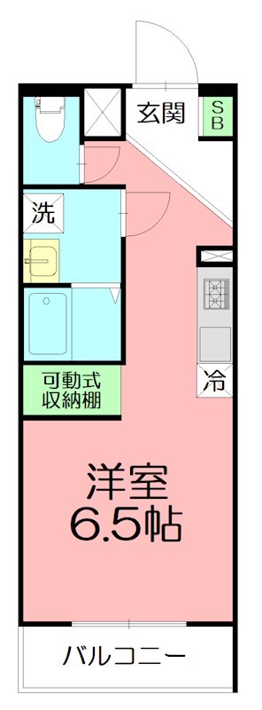 エクレールアクシス   111号室 間取り