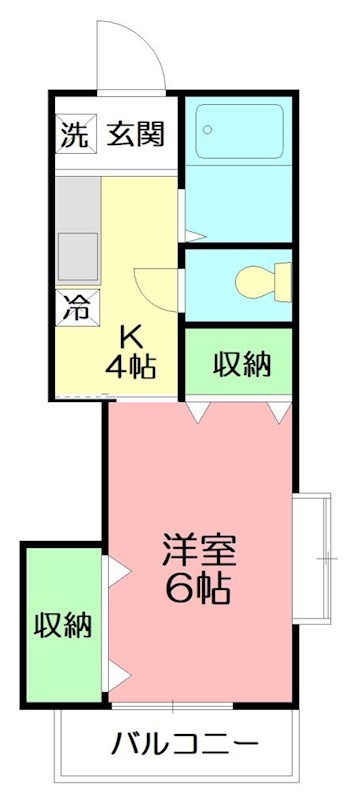 リヨン湘南 105号室 間取り