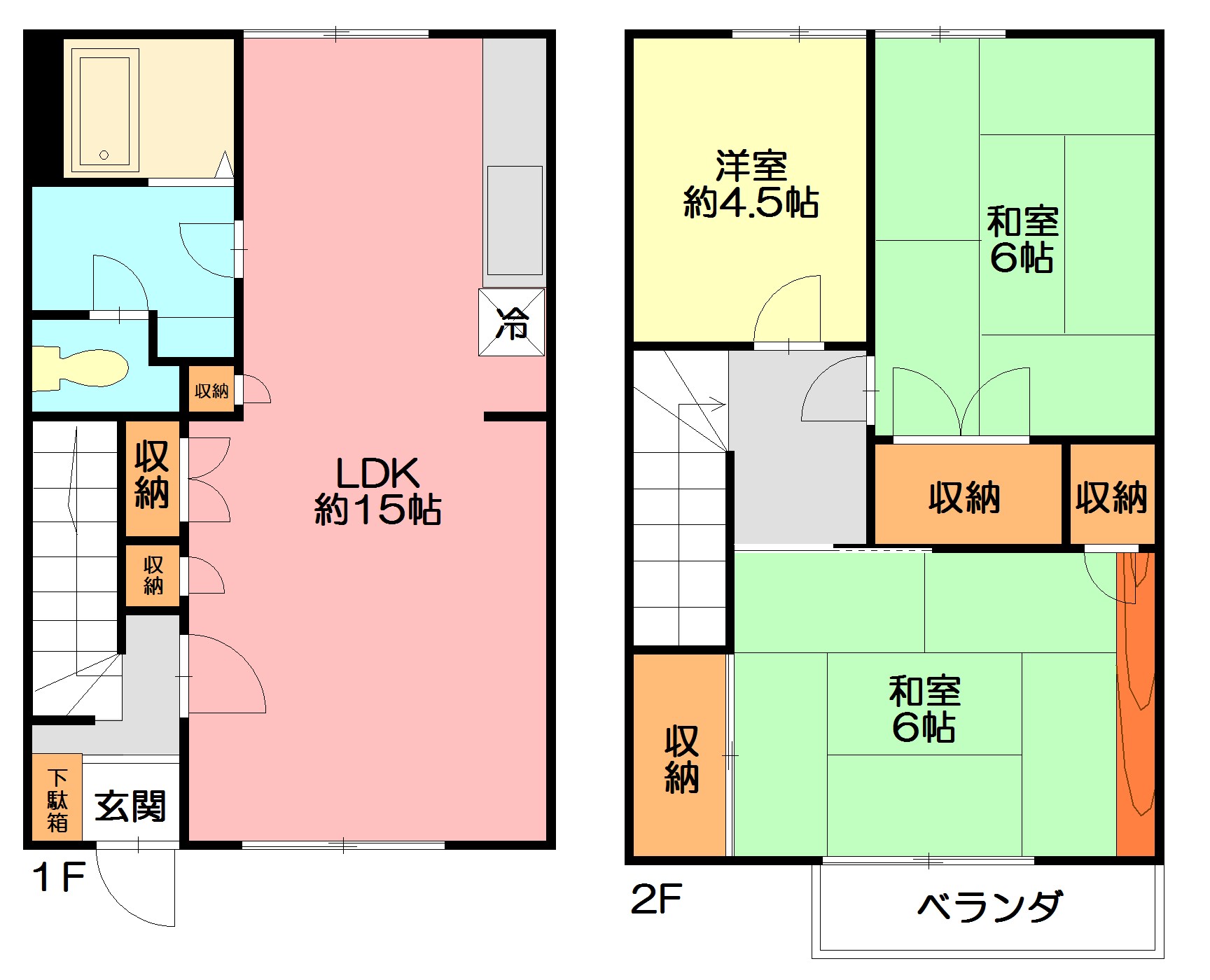 サンベルテ戸塚 B-5号室 間取り
