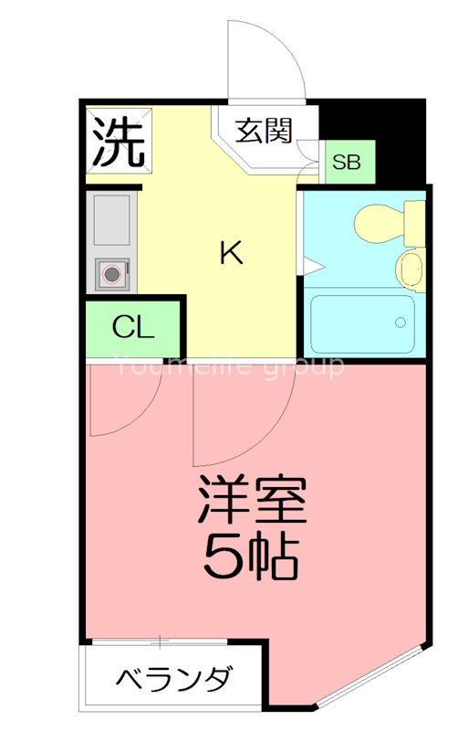 ドミトリー望星 203号室 間取り
