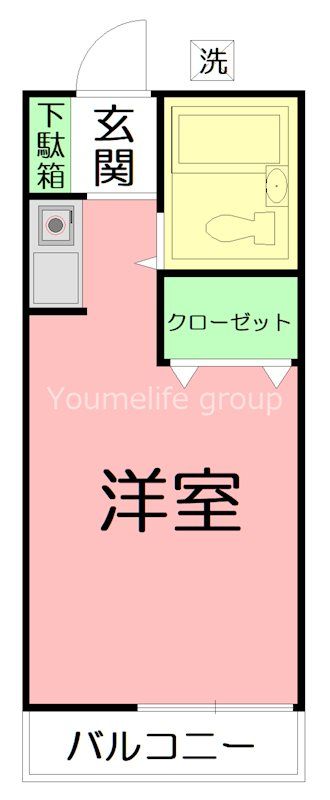 エクセルハイツコジマ 103号室 間取り