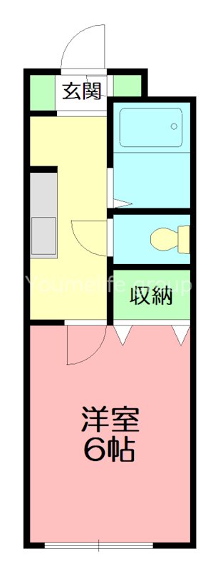 アーバンライフ中町 206号室 間取り