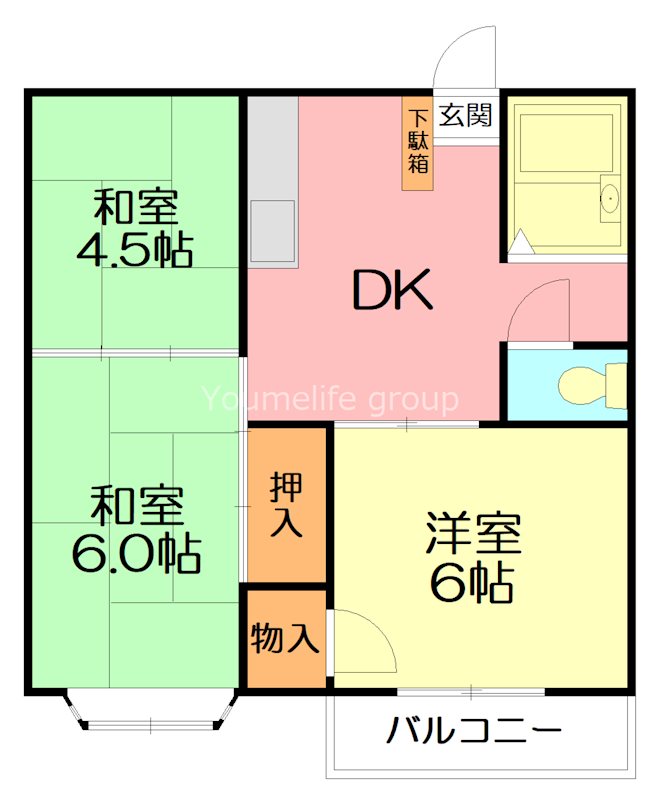 プリマヴェイラB 間取り図