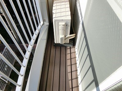 ハイネスポート ベランダ