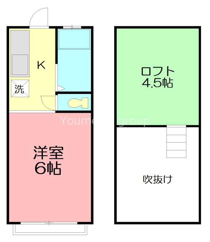 ラソネット石田 202号室 間取り