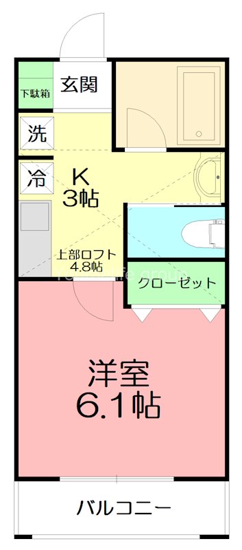 Casa Mila  102号室 間取り