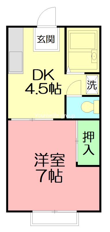 セントネージュ飯山 106号室 間取り