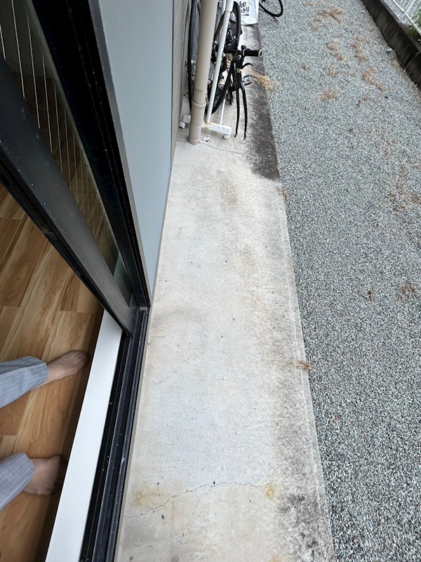 ハイツ一の森 ベランダ