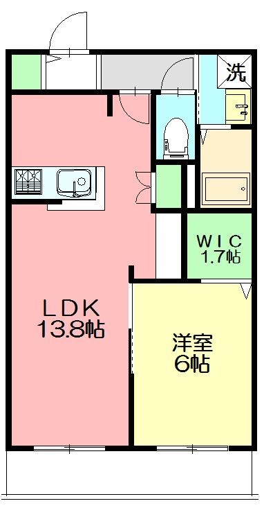 クオーレＡＳＣＡ 302号室 間取り