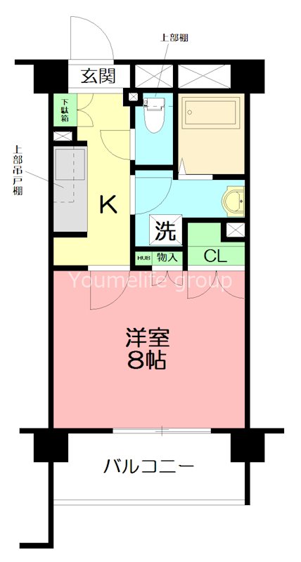 パノラマ南鴨宮 101号室 間取り