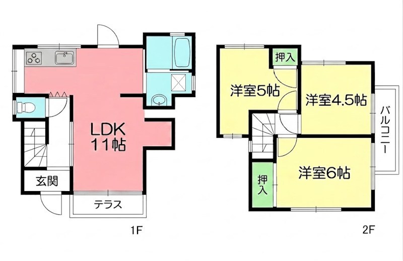 myair下荻野戸建 間取り