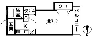 ウィンズパル 202号室 間取り