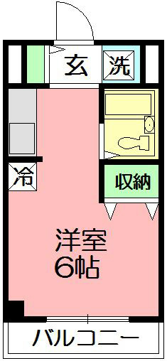 エステートピア湘南 106号室 間取り