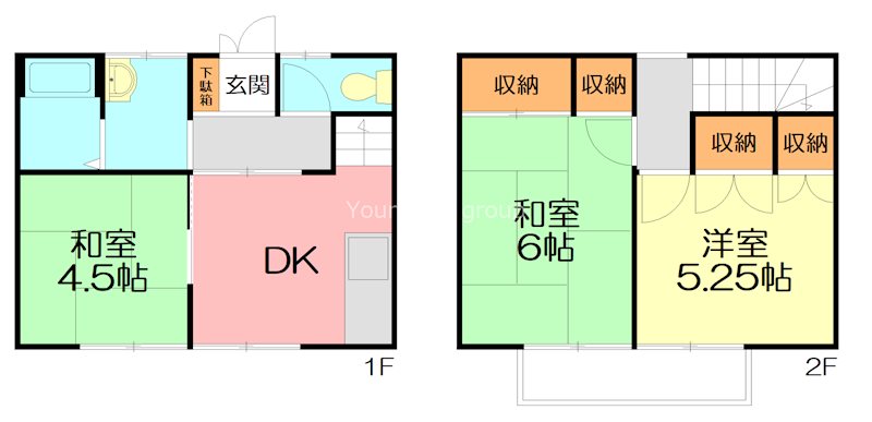 吉野テラスハウス 8号室 間取り