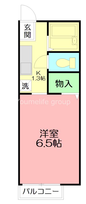 フォーレTE 204号室 間取り