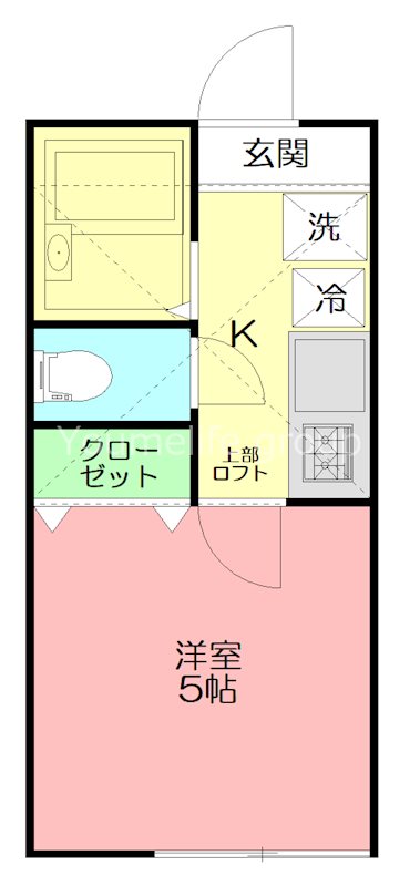 ラフィーネ 102号室 間取り