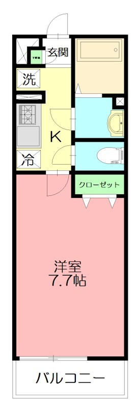 リブリ・サン湘南 207号室 間取り