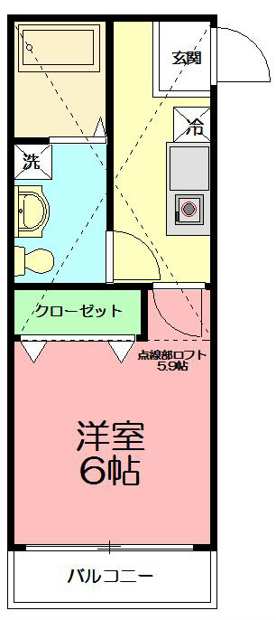 エトワール  102号室 間取り