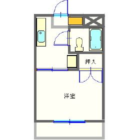 チトセヤメゾン 210号室 間取り