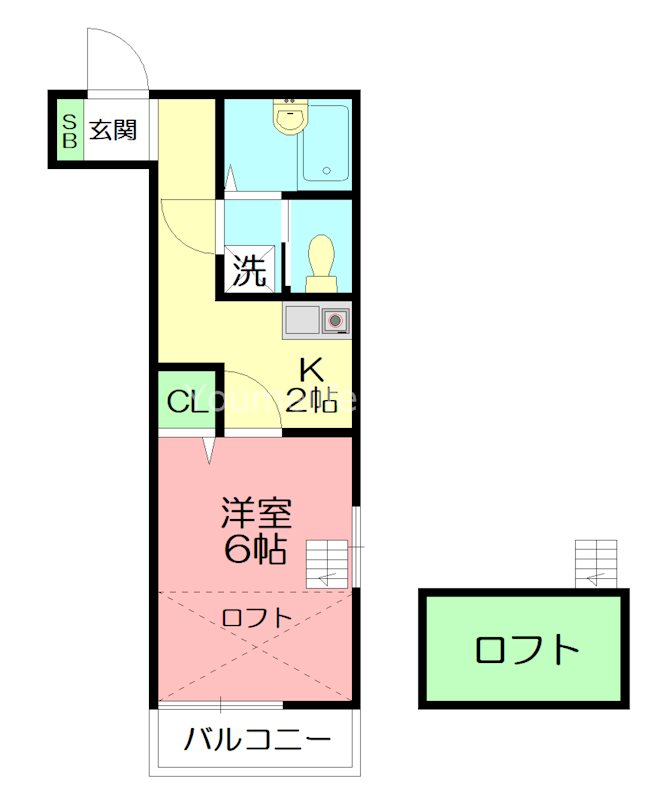 アネシス戸塚 201号室 間取り