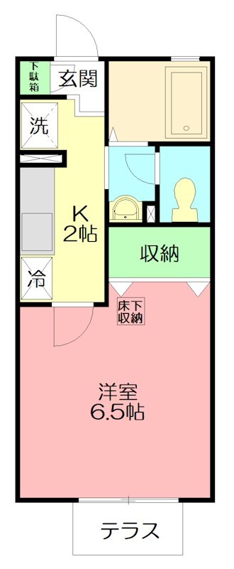 シオン北鎌倉 102号室 間取り